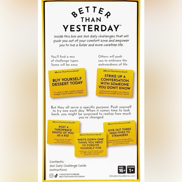 WHAT DO YOU MEME? Better Than Yesterday - A Mindfulness Game - Picture 4 of 6